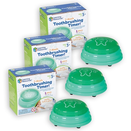 Learning Resources Toothbrush Timer, 3PK LER4371